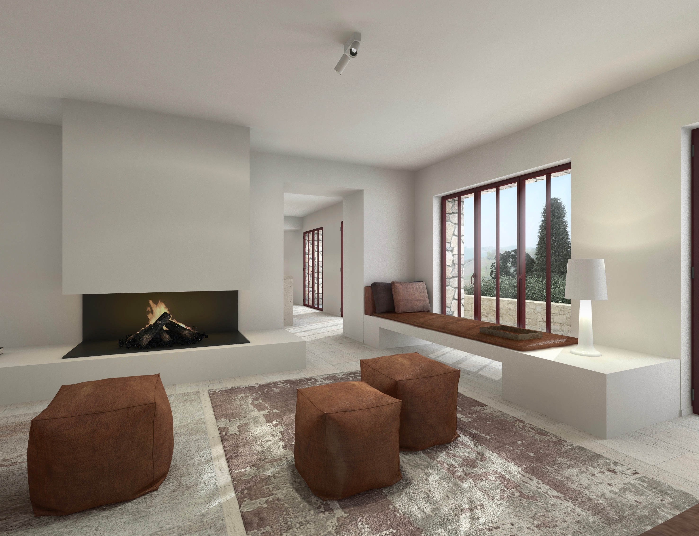 Verbouwing en uitbreiding - villa met gastenkamers en zwembad  Impressie 2