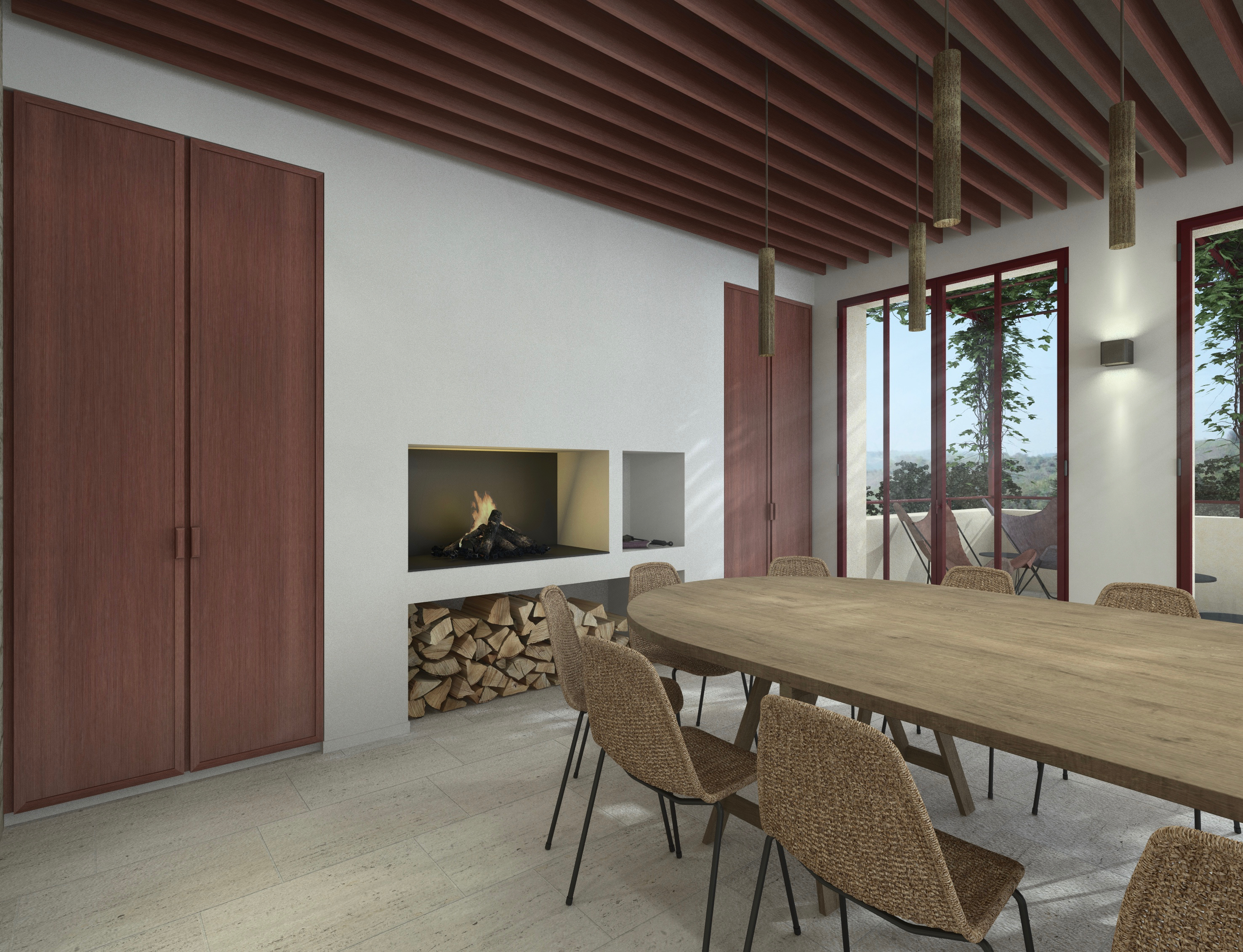 Verbouwing en uitbreiding - villa met gastenkamers en zwembad  Impressie 4