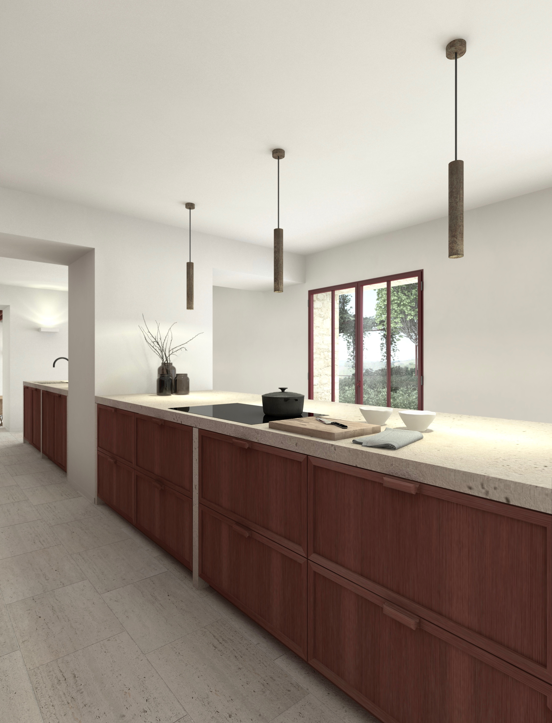 Verbouwing en uitbreiding - villa met gastenkamers en zwembad  Impressie 2