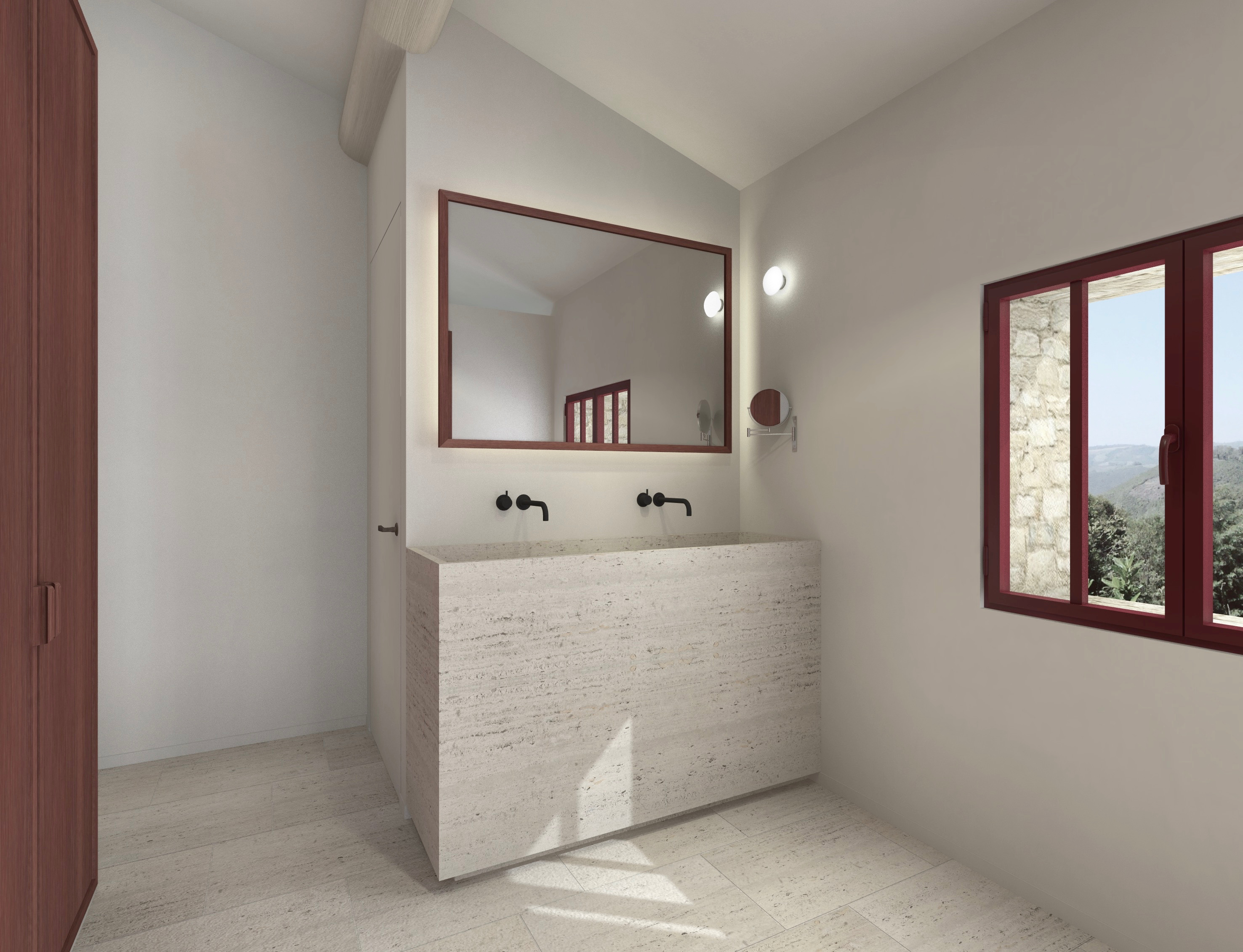 Verbouwing en uitbreiding - villa met gastenkamers en zwembad  Impressie 3