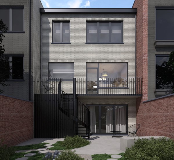 Verbouwing - rijwoning met flexibiliteit wonen / werken  Impressie 1