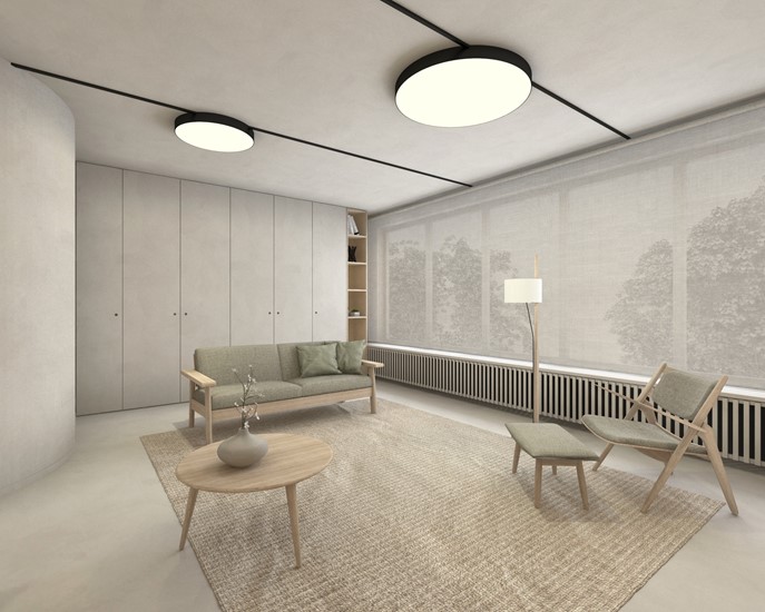 Transformation - bel-étage avec flexibilité vivre/travailler Impressie 1