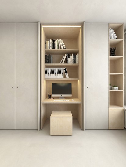 Verbouwing - rijwoning met flexibiliteit wonen / werken  Impressie 3