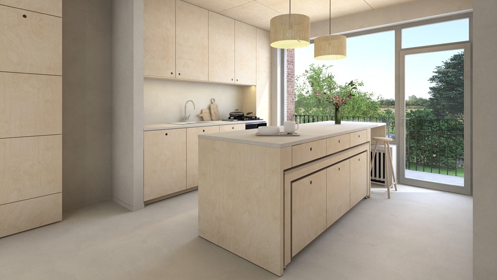 Transformation - bel-étage avec flexibilité vivre/travailler Impressie 1