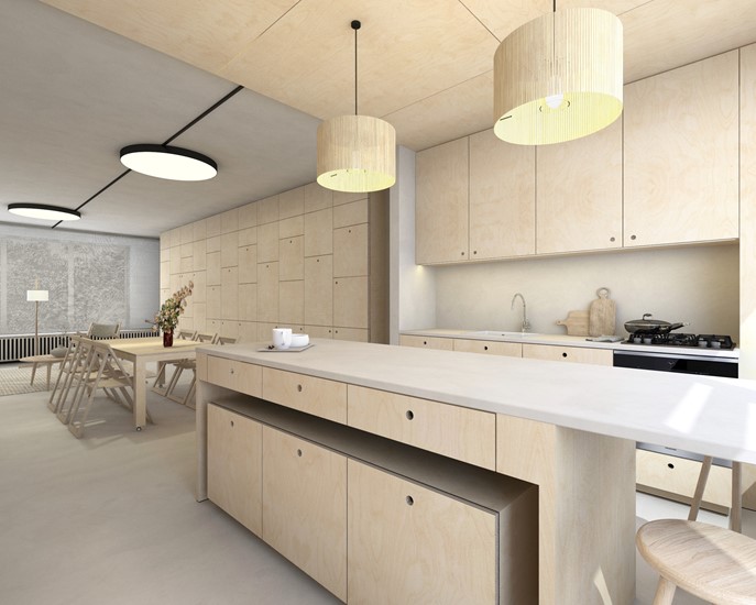 Transformation - bel-étage avec flexibilité vivre/travailler Impressie 2