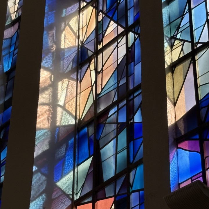 glasraam kerk Koksijde