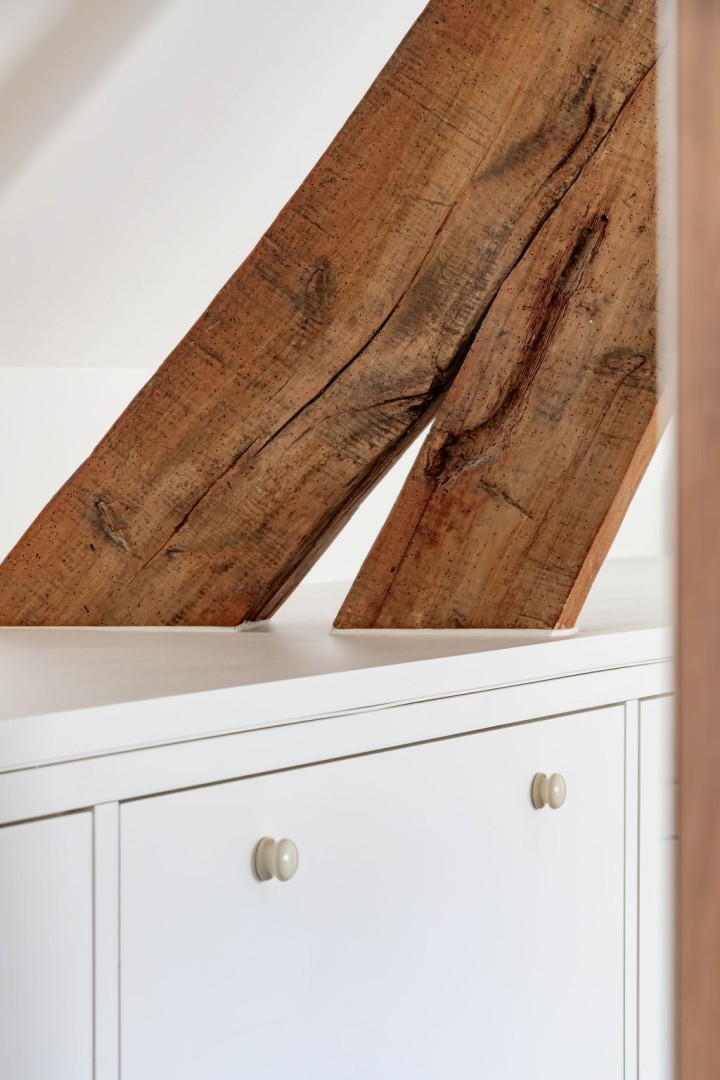 detail dressing met spanten